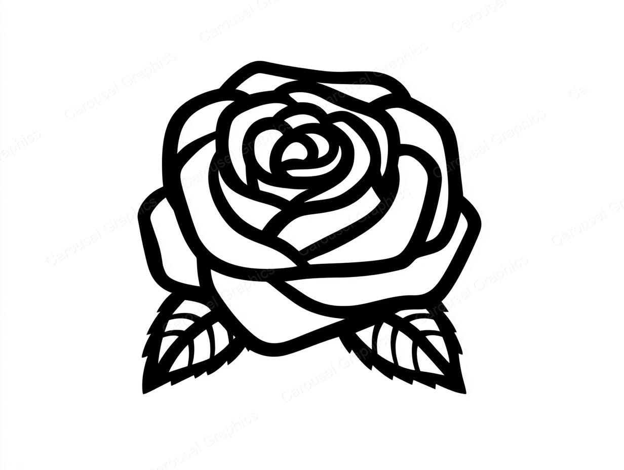 Rose Vector Graphic preview