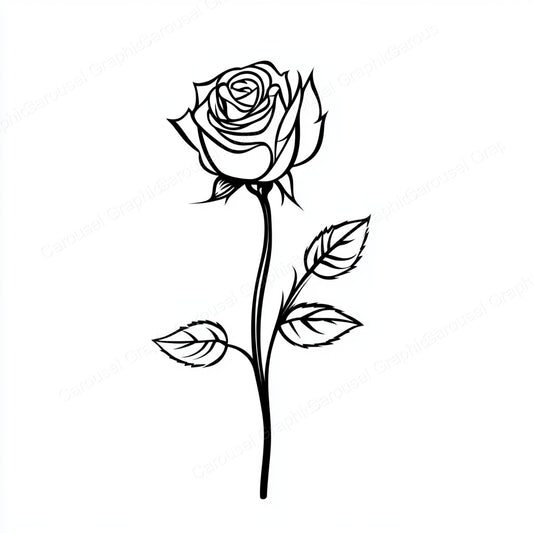Rose Vector Graphic preview