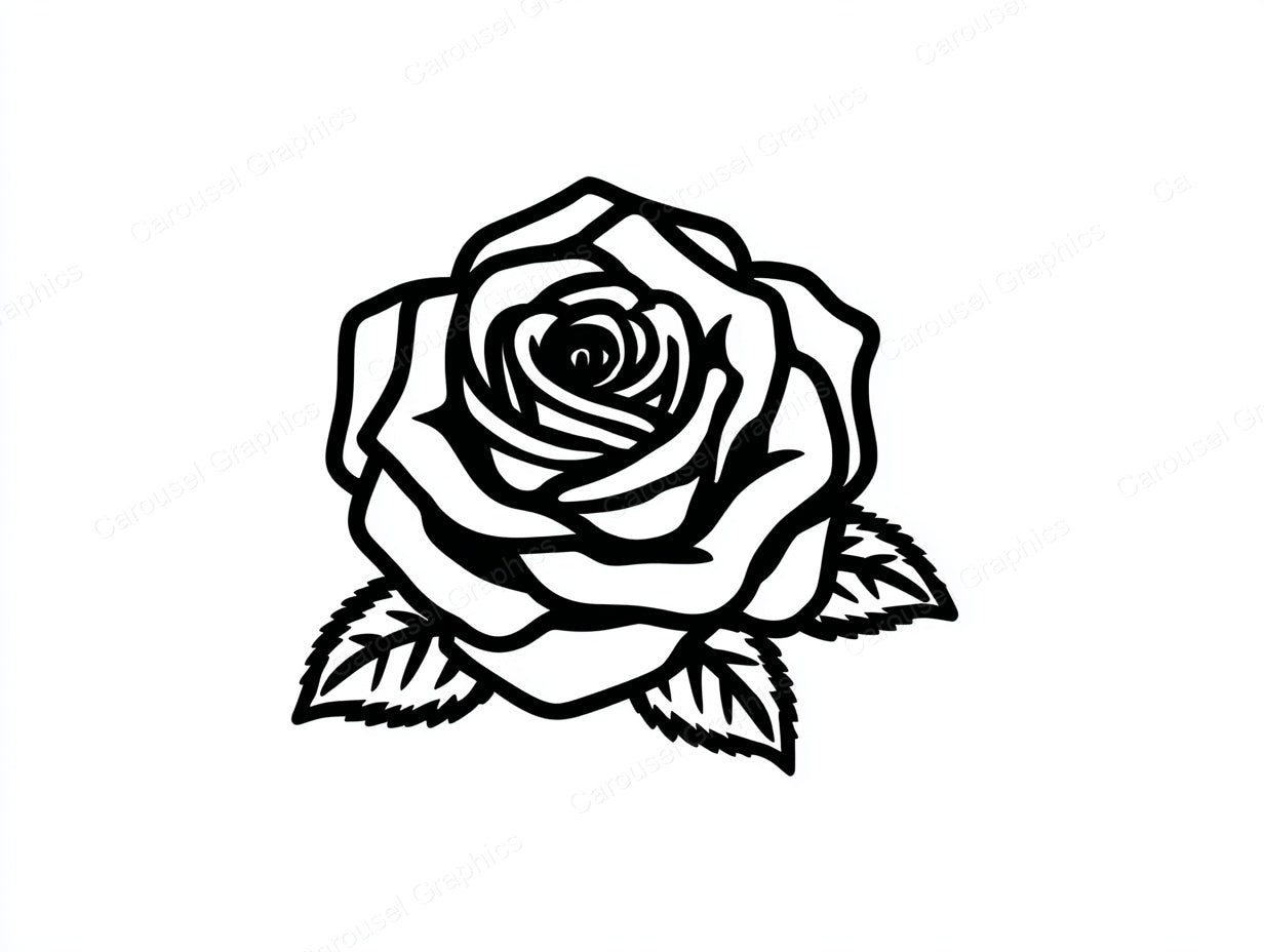 Rose Vector Graphic preview