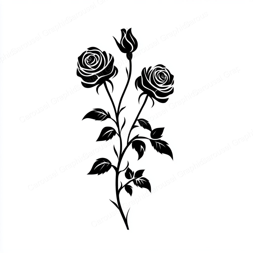 Rose Vector Graphic preview