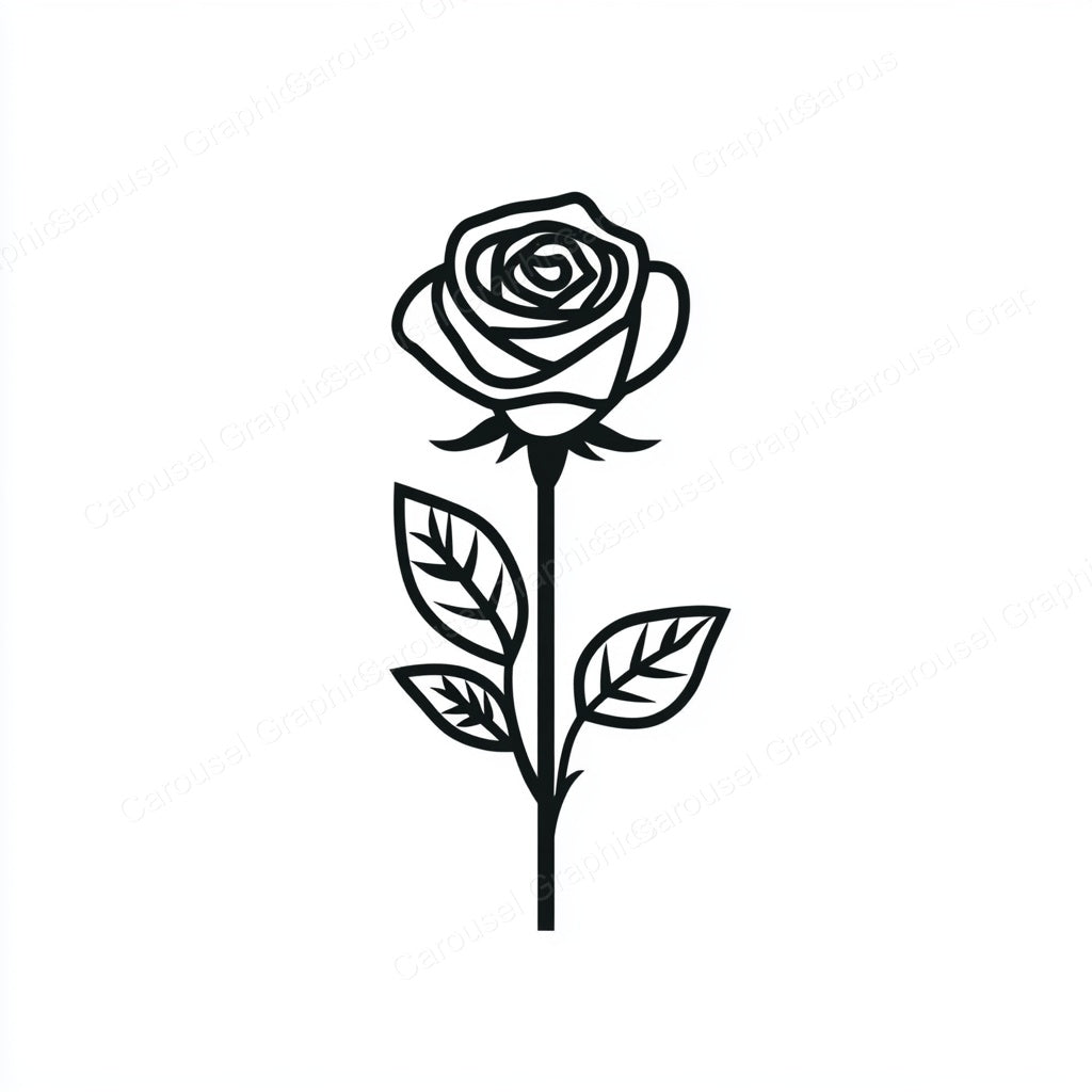 Rose Vector Graphic preview