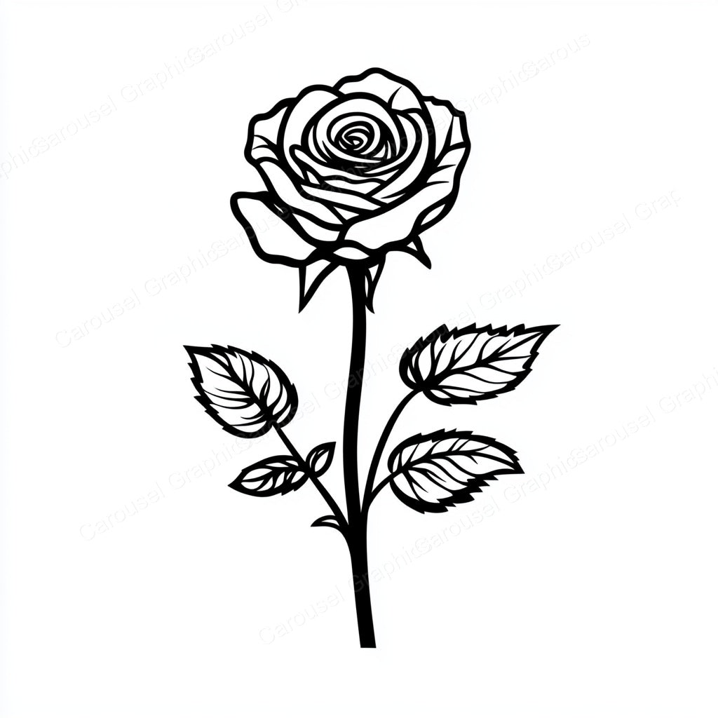 Rose Vector Graphic preview