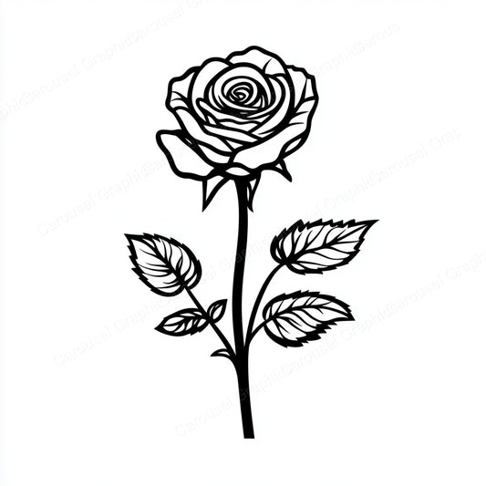 Rose Vector Graphic preview