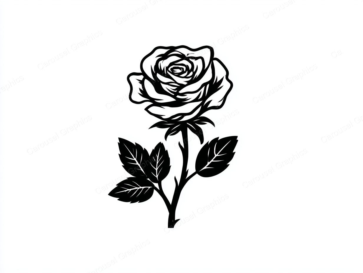 Rose Vector Graphic preview