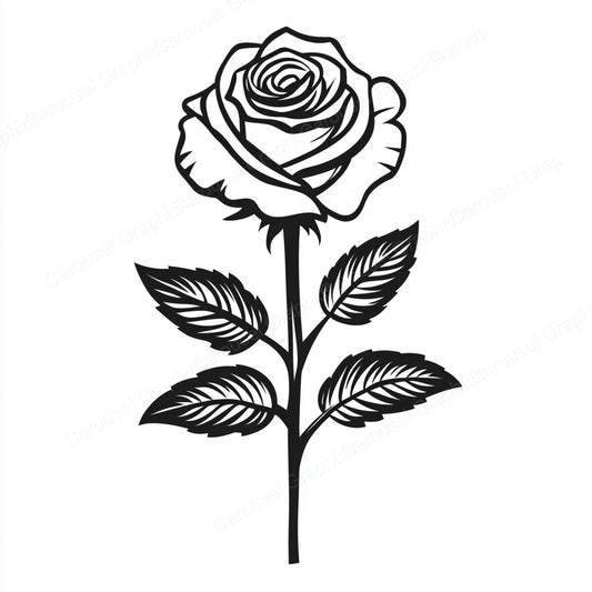 Rose Vector Graphic preview