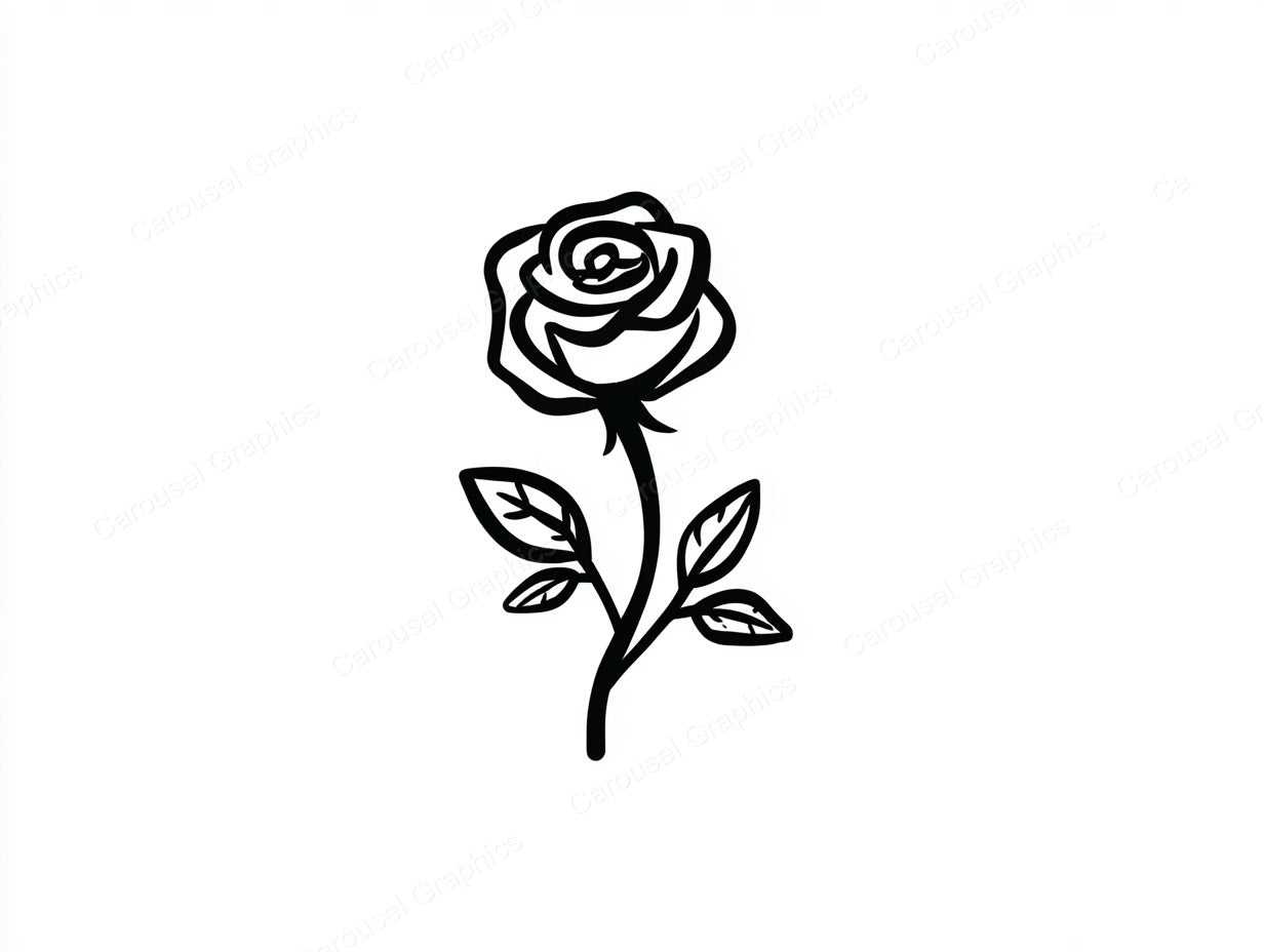 Rose Vector Graphic preview