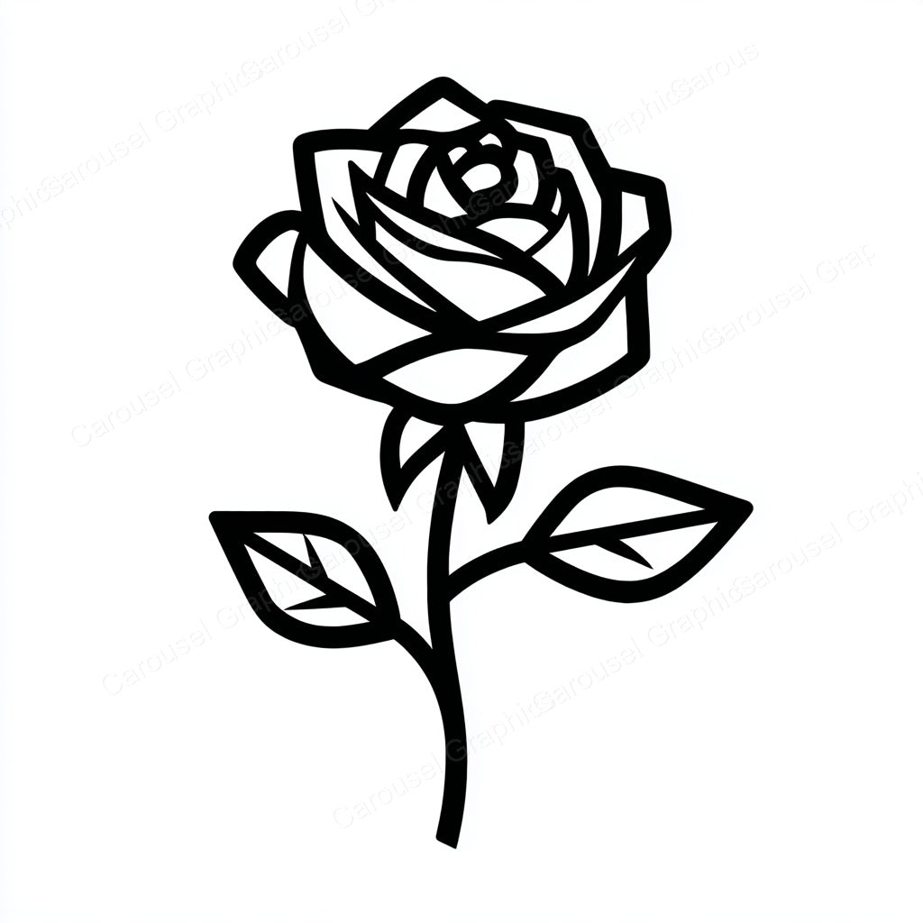 Rose Vector Graphic preview