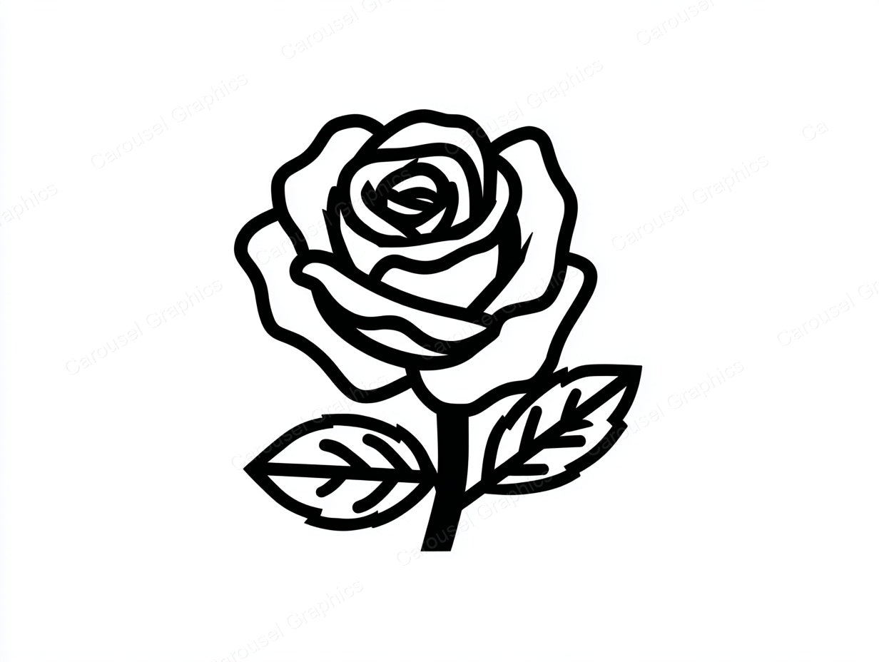 Rose Vector Graphic preview
