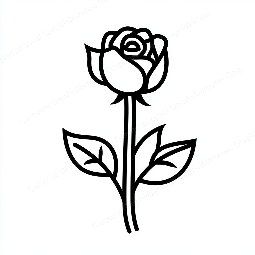 Rose Vector Graphic preview