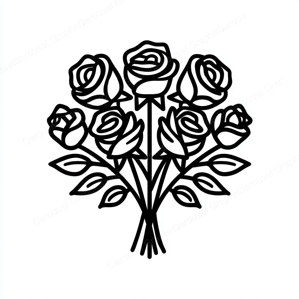 Rose Vector Graphic preview