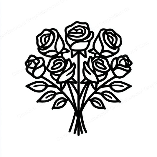 Rose Vector Graphic preview