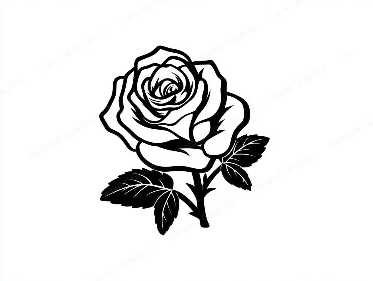 Rose Vector Graphic preview