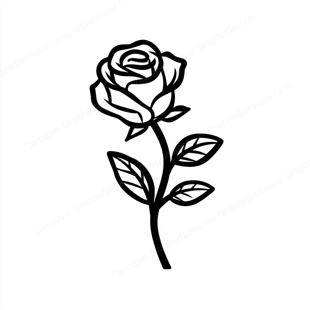 Rose Vector Graphic preview
