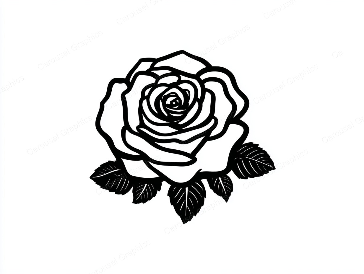 Rose Vector Graphic preview