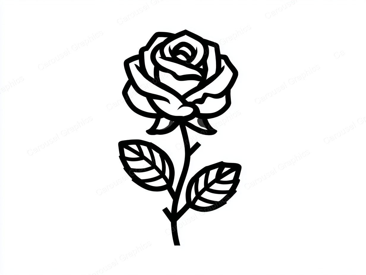Rose Vector Graphic preview