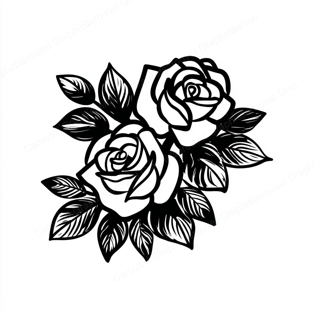 Rose Vector Graphic preview
