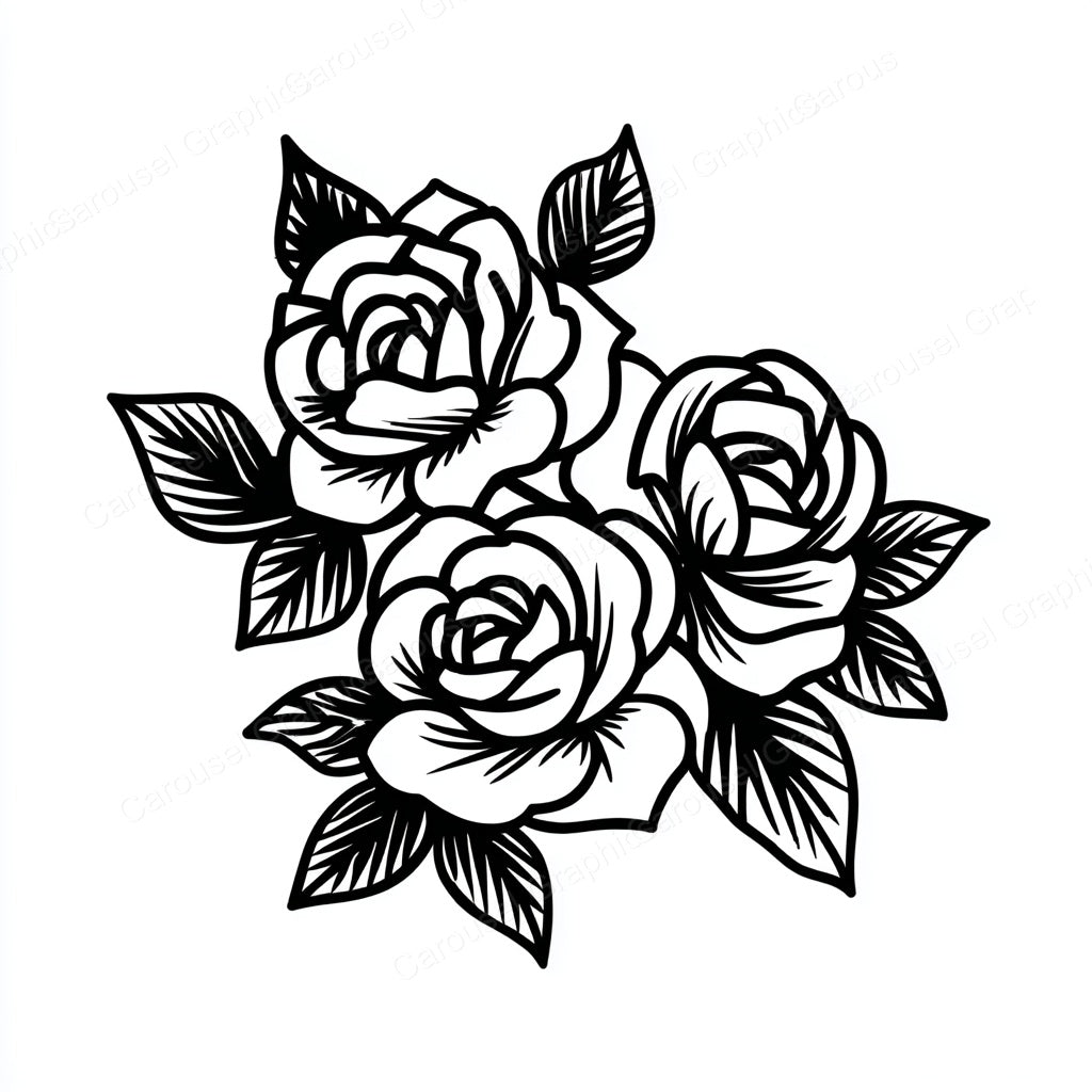 Rose Vector Graphic preview