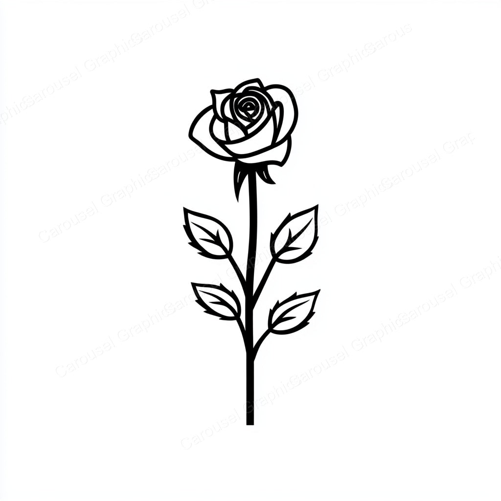Rose Vector Graphic preview