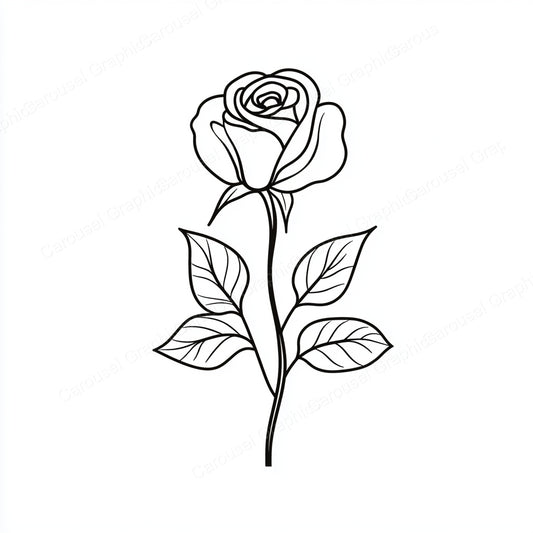 Rose Vector Graphic preview
