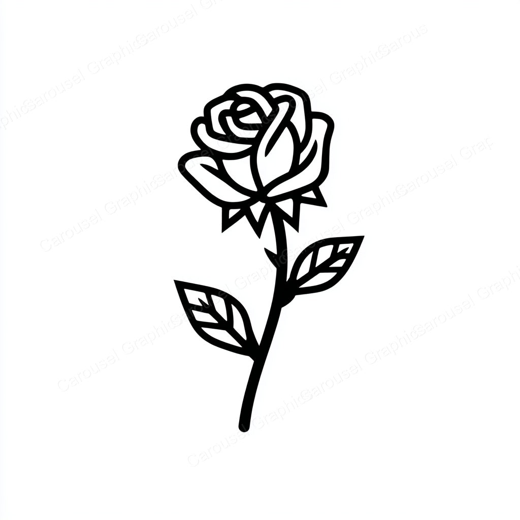Rose Vector Graphic preview