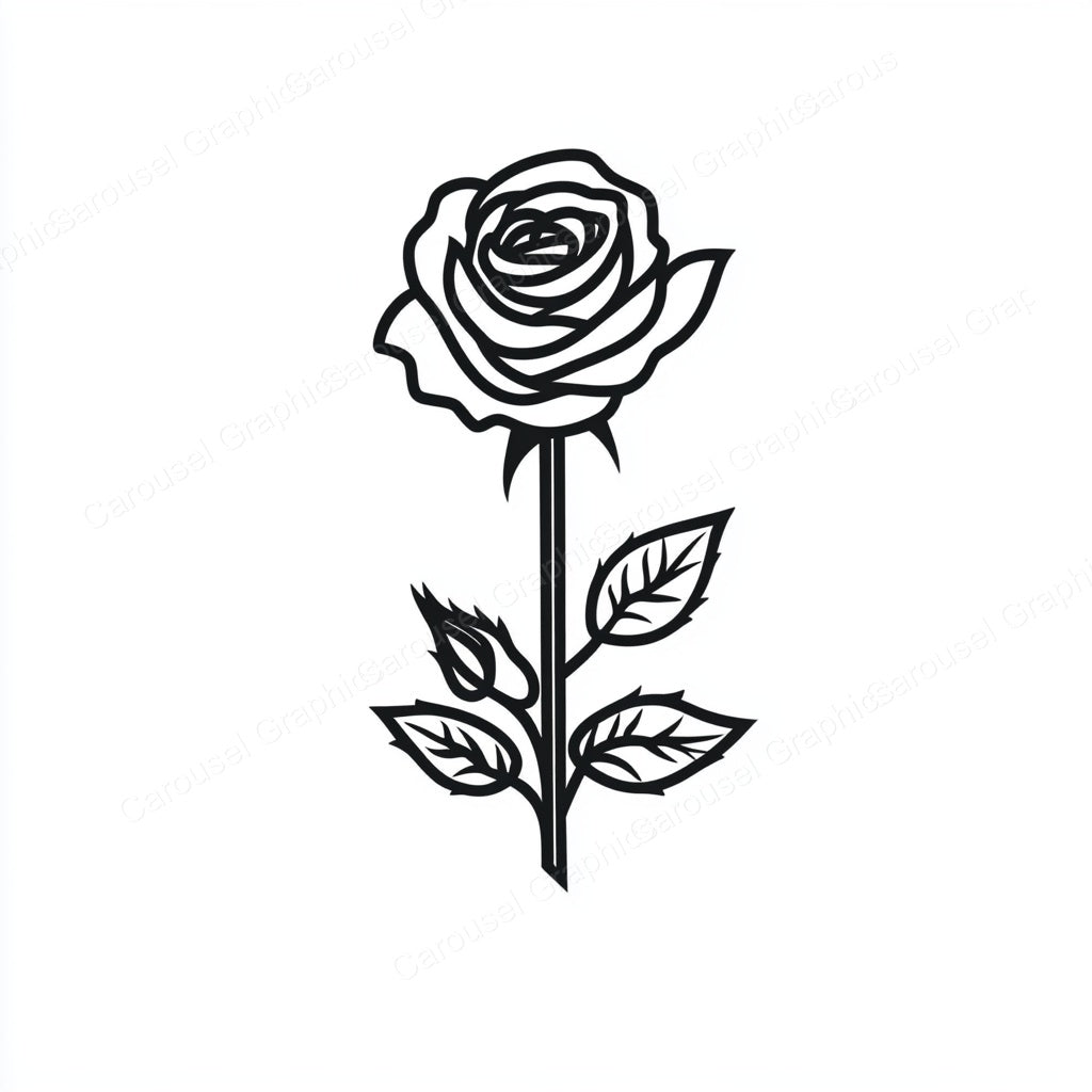 Rose Vector Graphic preview