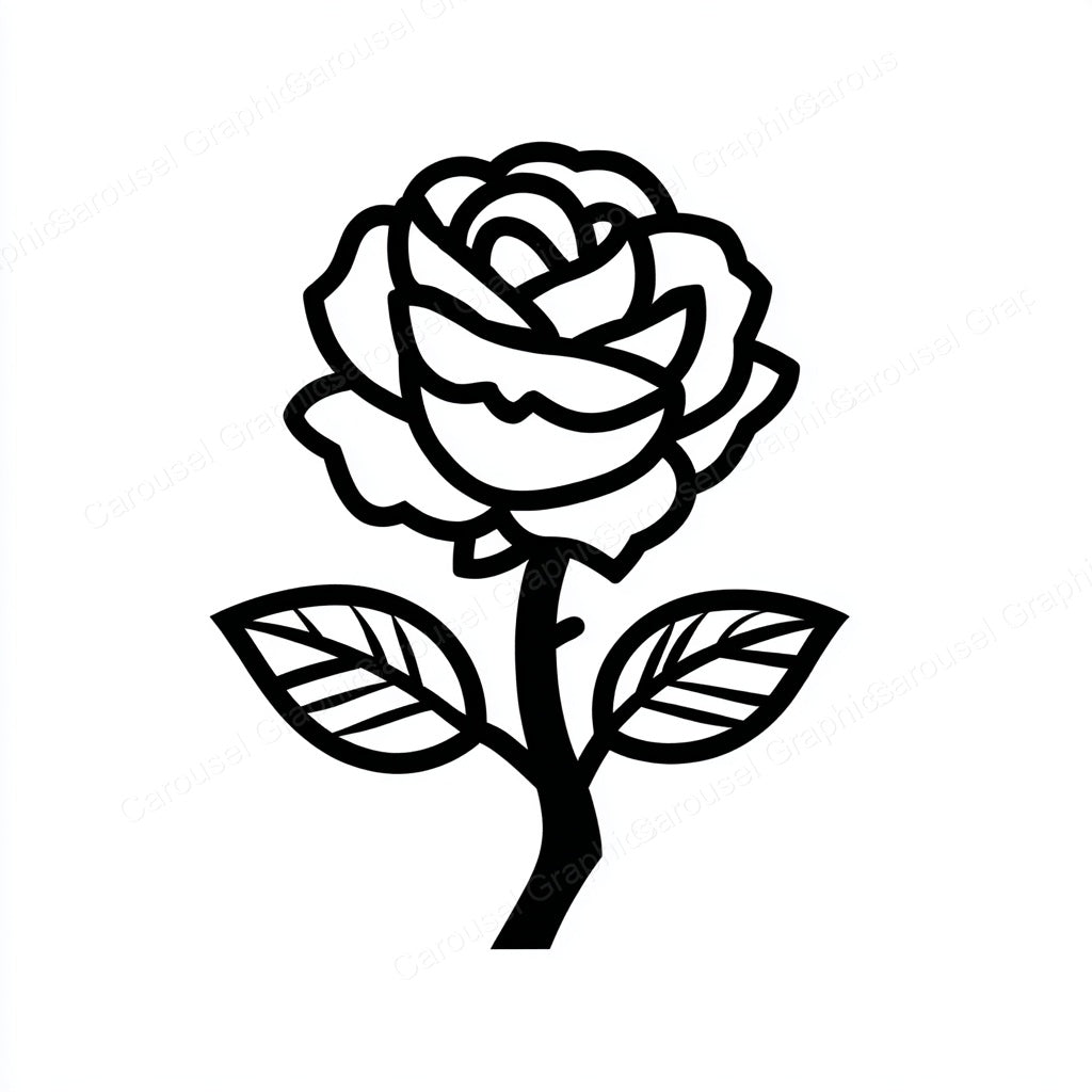 Rose Vector Graphic preview