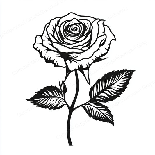 Rose Vector Graphic preview