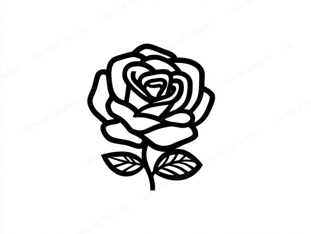 Rose Vector Graphic preview