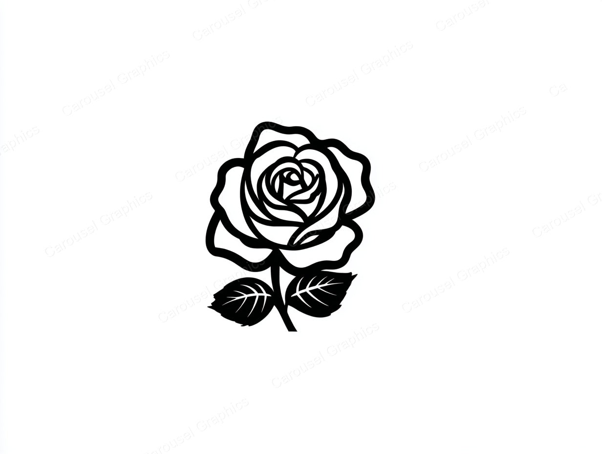 Rose Vector Graphic preview