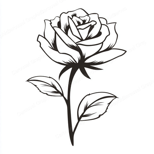 Rose Vector Graphic preview