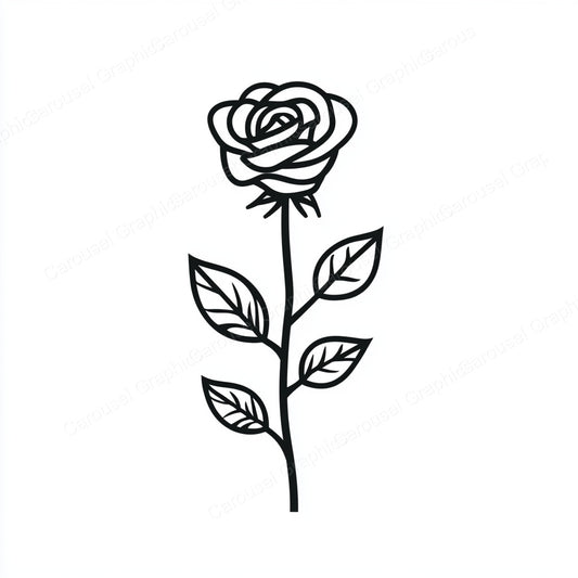 Rose Vector Graphic preview
