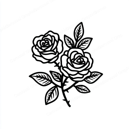 Rose Vector Graphic preview