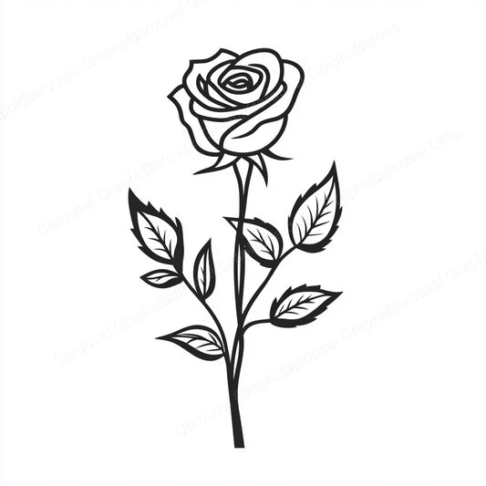 Rose Vector Graphic preview