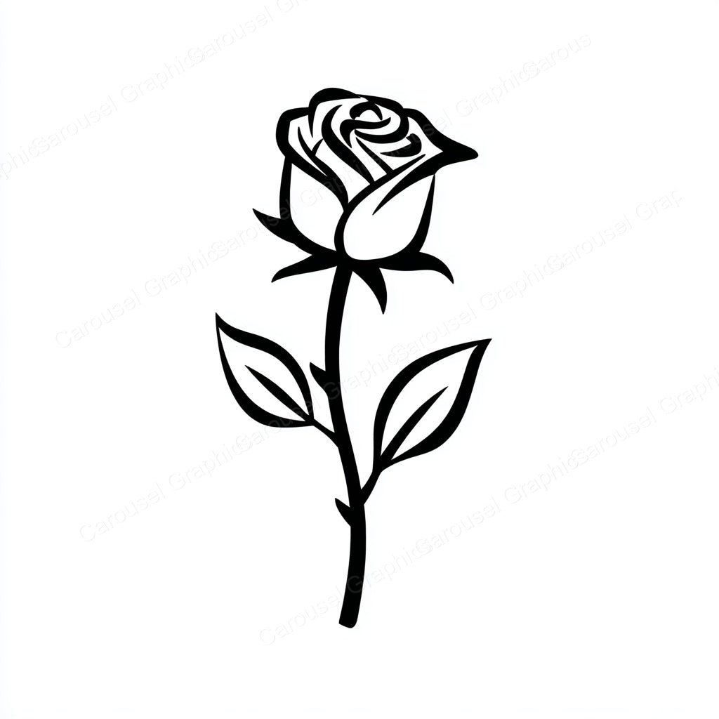 Rose Vector Graphic preview