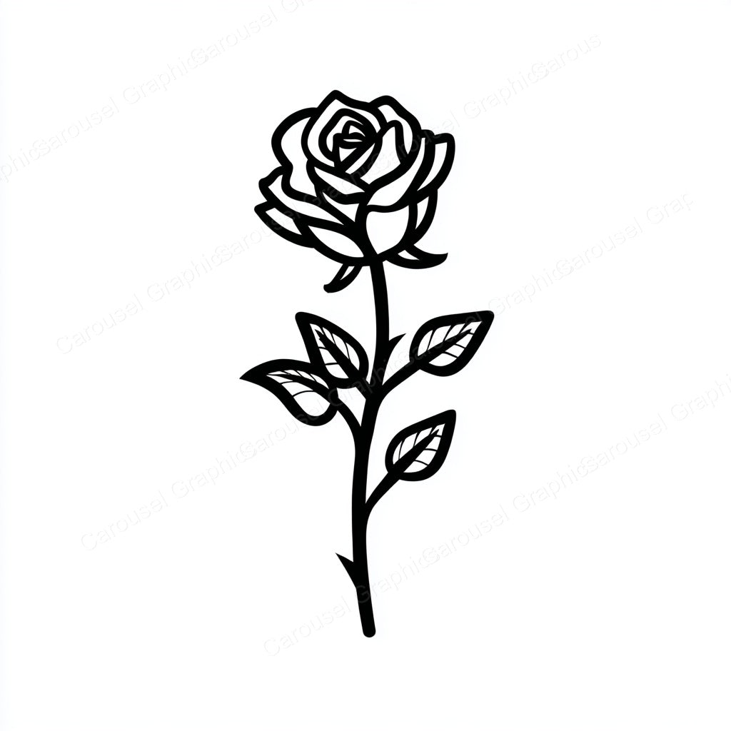 Rose Vector Graphic preview