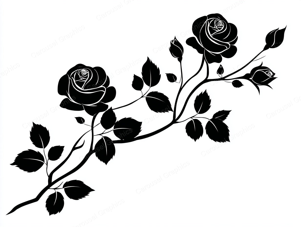 Rose Vector Graphic preview