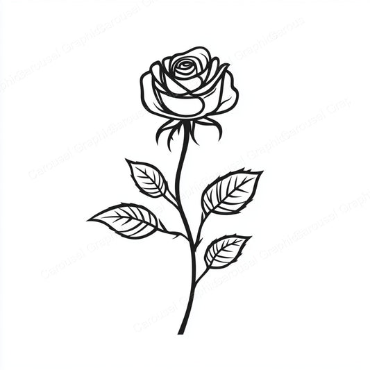 Rose Vector Graphic preview