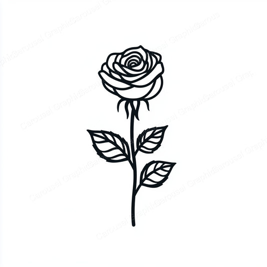 Rose Vector Graphic preview