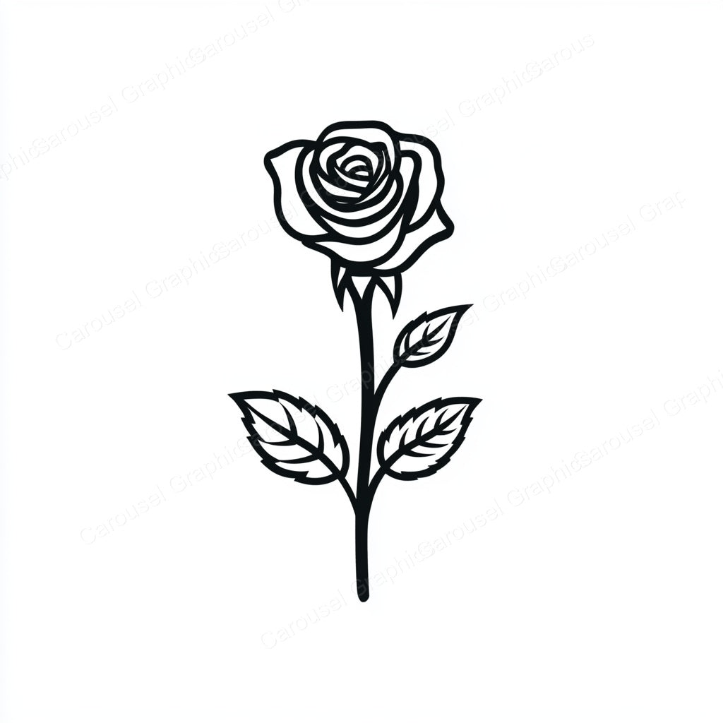 Rose Vector Graphic preview