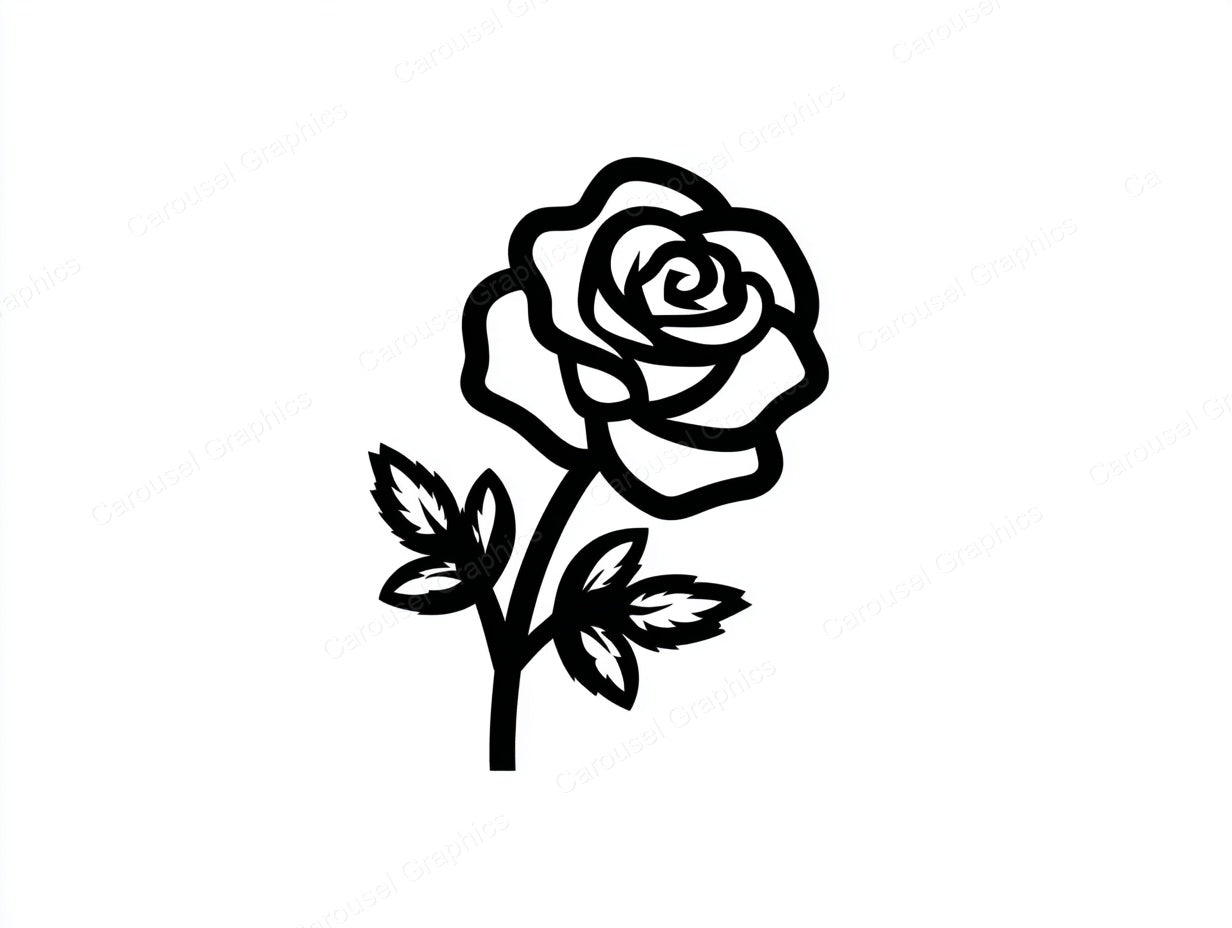 Rose Vector Graphic preview