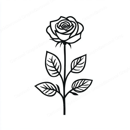 Rose Vector Graphic preview