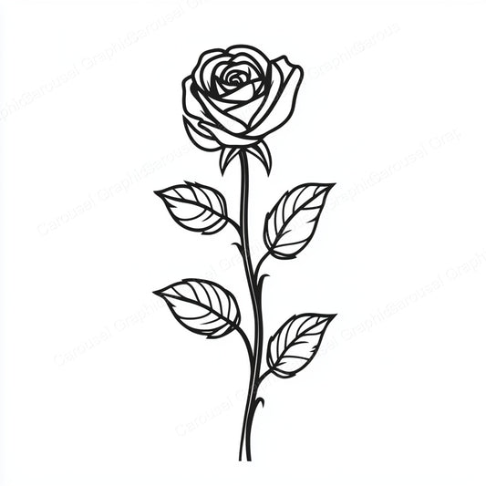 Rose Vector Graphic preview