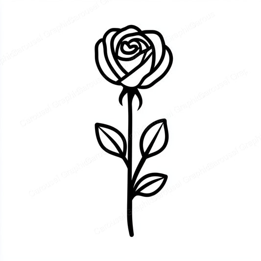 Rose Vector Graphic preview