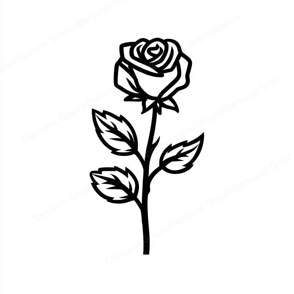 Rose Vector Graphic preview