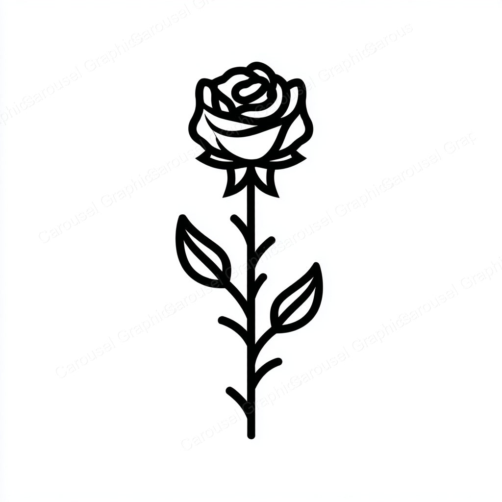 Rose Vector Graphic preview
