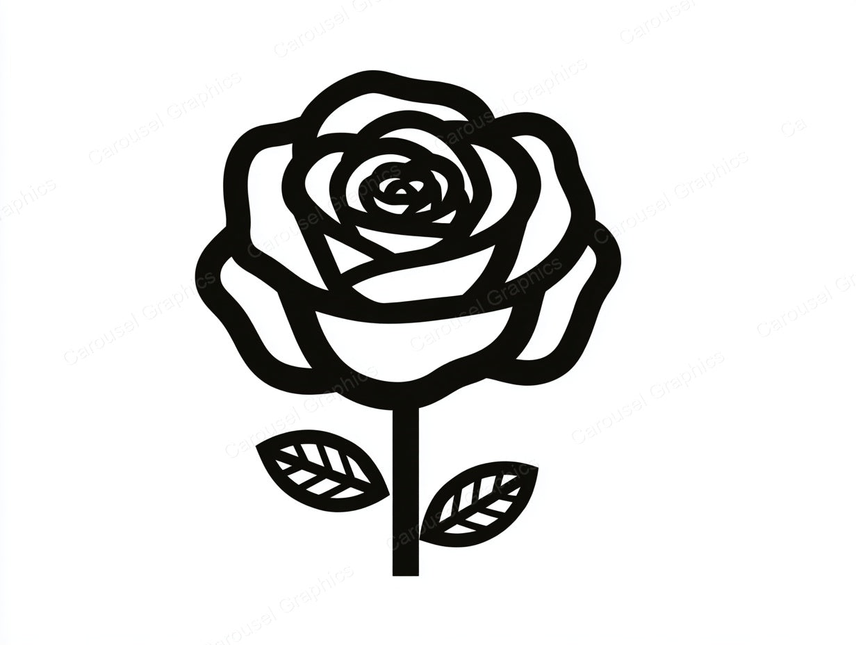 Rose Vector Graphic preview