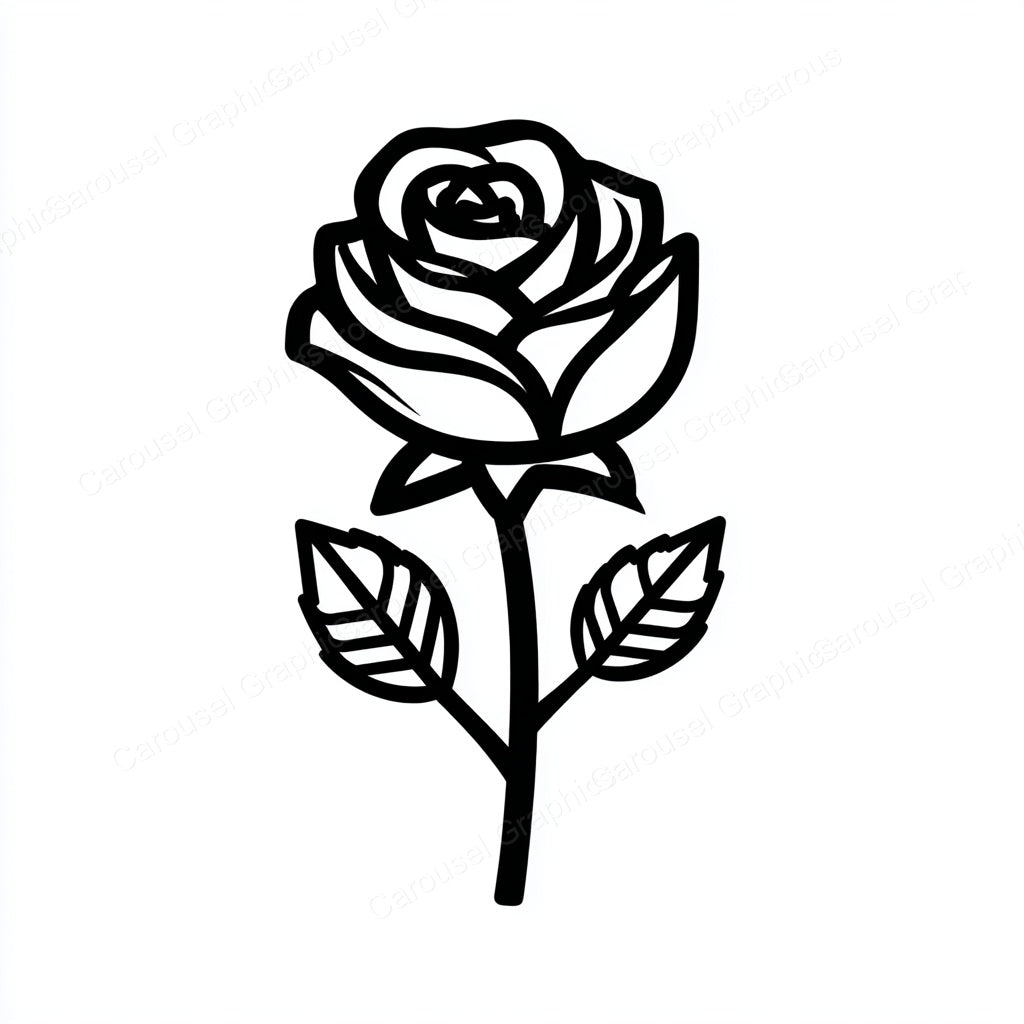Rose Vector Graphic preview
