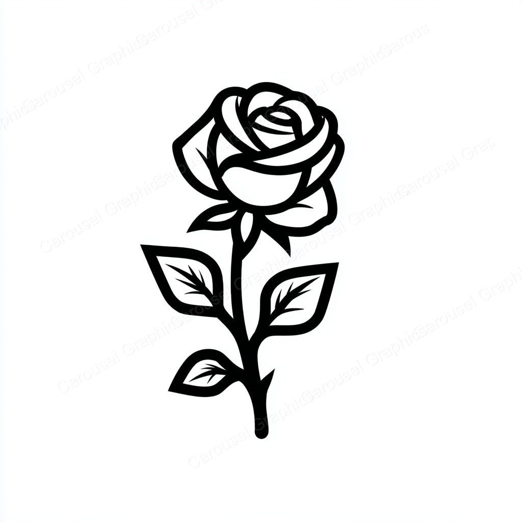 Rose Vector Graphic preview