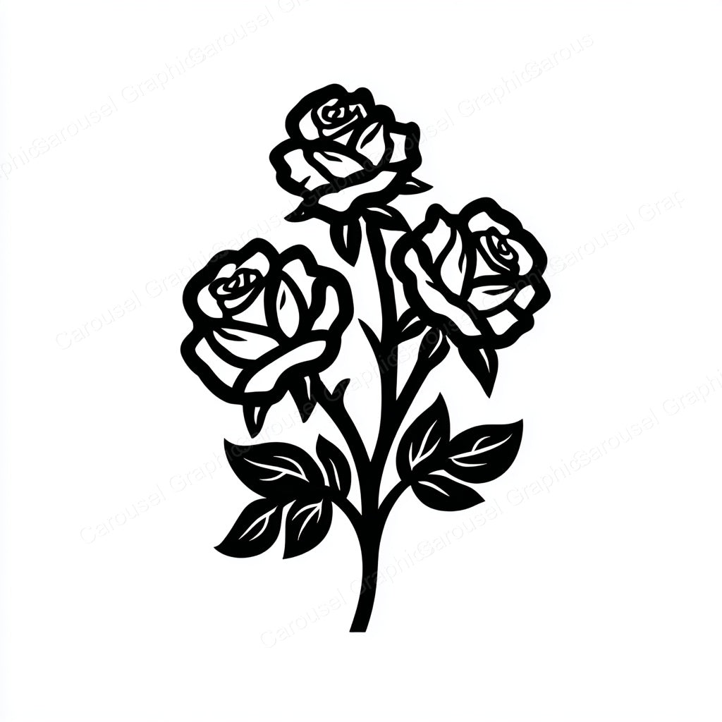 Rose Vector Graphic preview