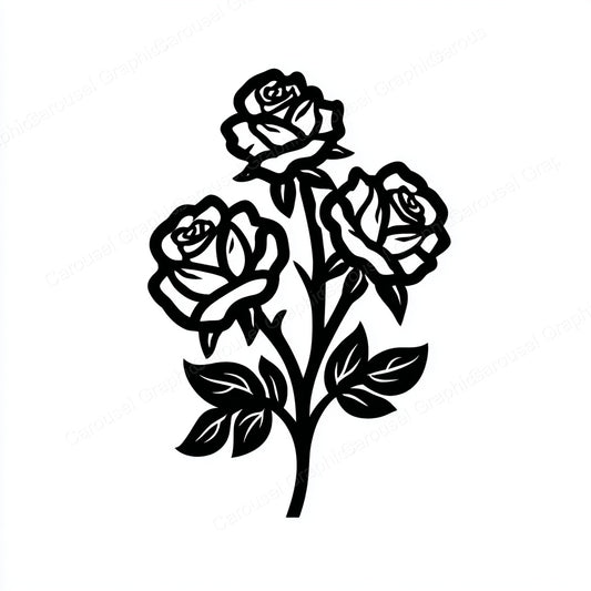 Rose Vector Graphic preview